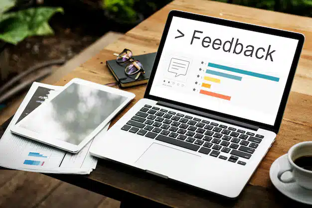 Feedback comment survey support response bar word