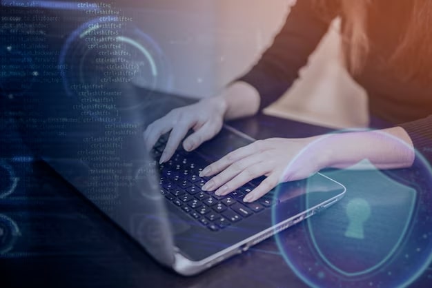 Person working html computer 23