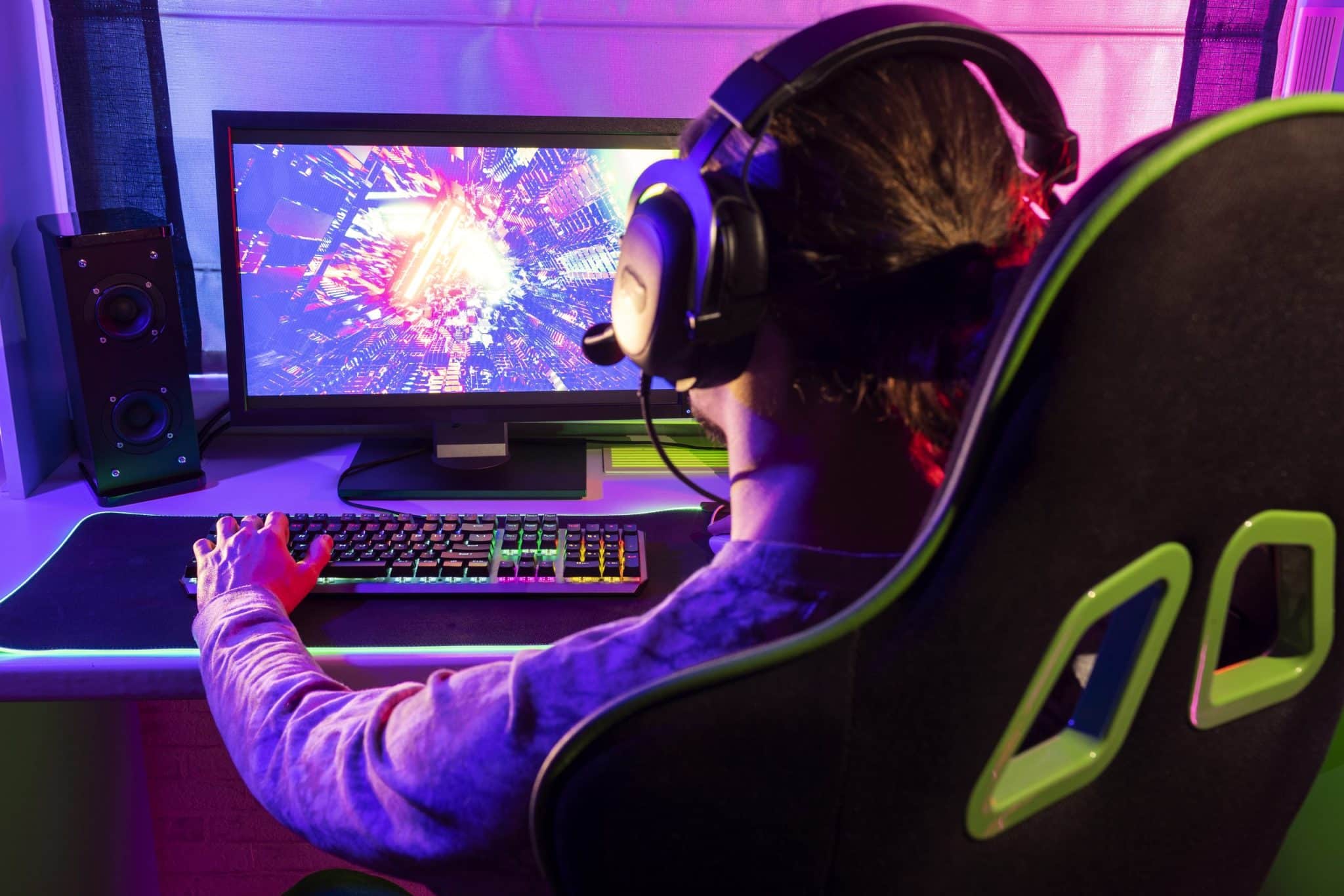 Esports gamer